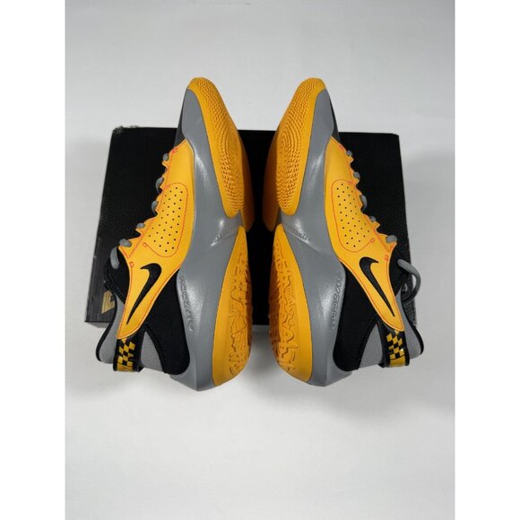 Nike Zoom Freak 2 Shoes Mens Size 9 Black Grey Yellow Basketball CK5424-006